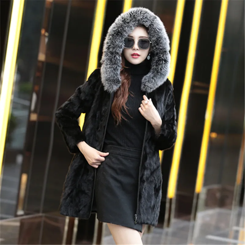 Женская Шуба из натурального меха норки с капюшоном|mink fur coat|fur mink coatsmink coats |