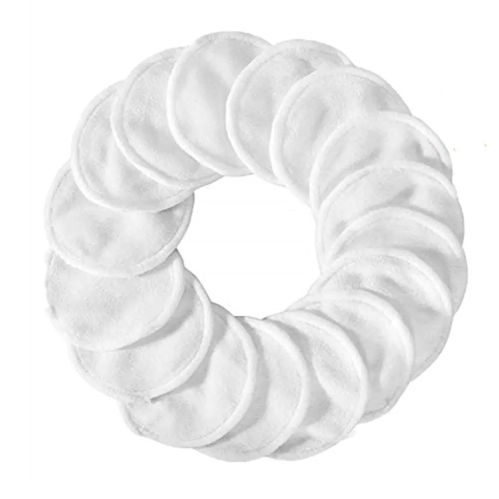 Подушечка Для Снятия Макияжа двухсторонняя бамбуковая бархатная хлопковые