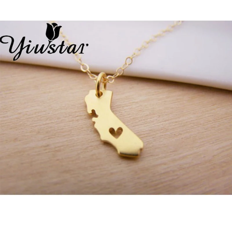 Колье Yiustar золотое с подвеской в виде сердца|necklace thread|necklace dognecklace novel |