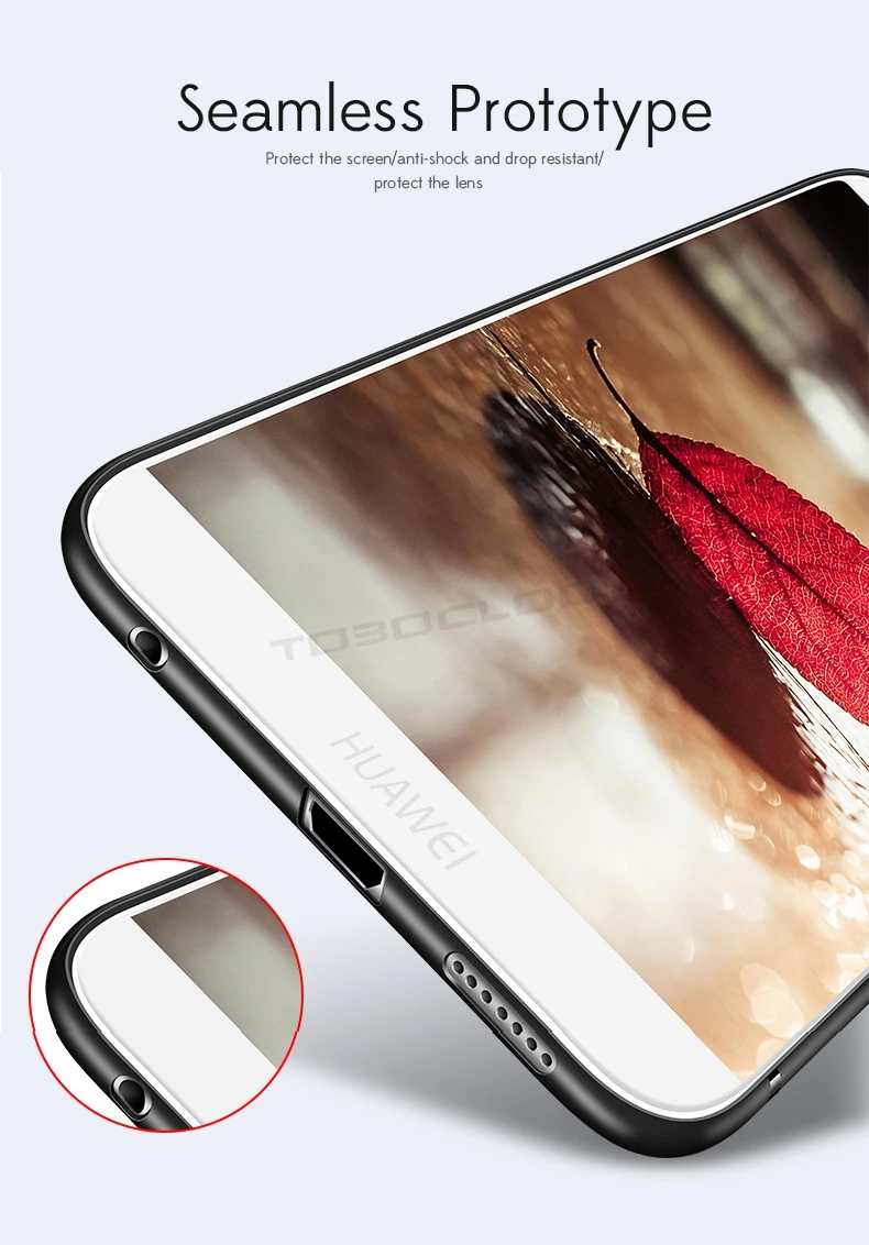 Мягкий ТПУ резиновый силиконовый чехол для huawei P8 P9 lite Mini P10 honor 8 9 6X 6C 6A Pro 7X Ультратонкий чехол силиконовый чехол для телефона s