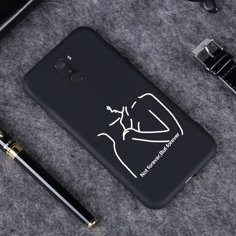 Матовый чехол из ТПУ с узором для Xiaomi Pocophone F1 Mi A2 A1 Mi8 милый силиконовый Redmi 5 Plus Note 4