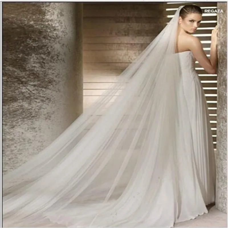 Свадебная фата свадебная цвета слоновой кости 3 метра в ширину 1 5 м недорогой