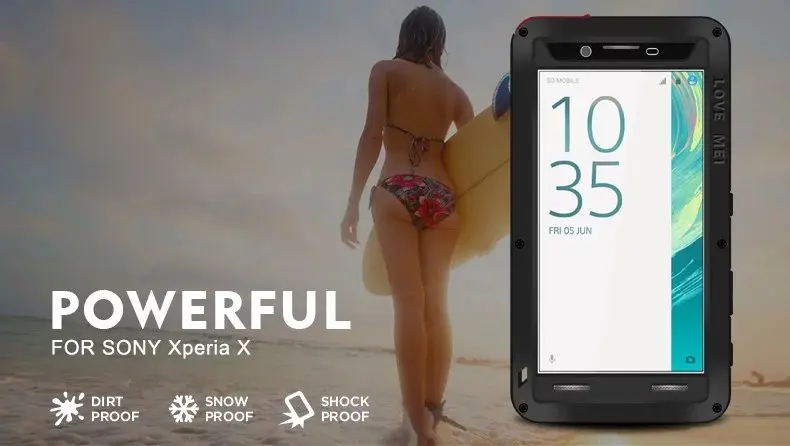 Новейший Алюминиевый Экстрим Противоударный Пыли/Грязи Доказательство