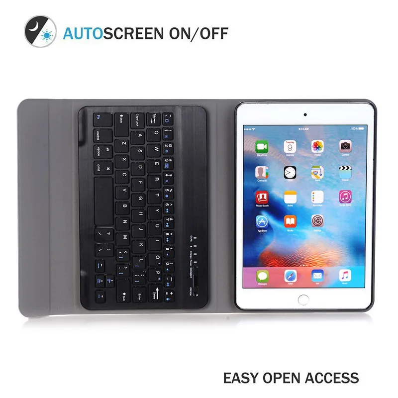 Чехол для iPad 10 2 Bluetooth клавиатура чехол Mini 1 3 4 5 Air 2017 2018 нового 9 7 Pro 11|Чехлы