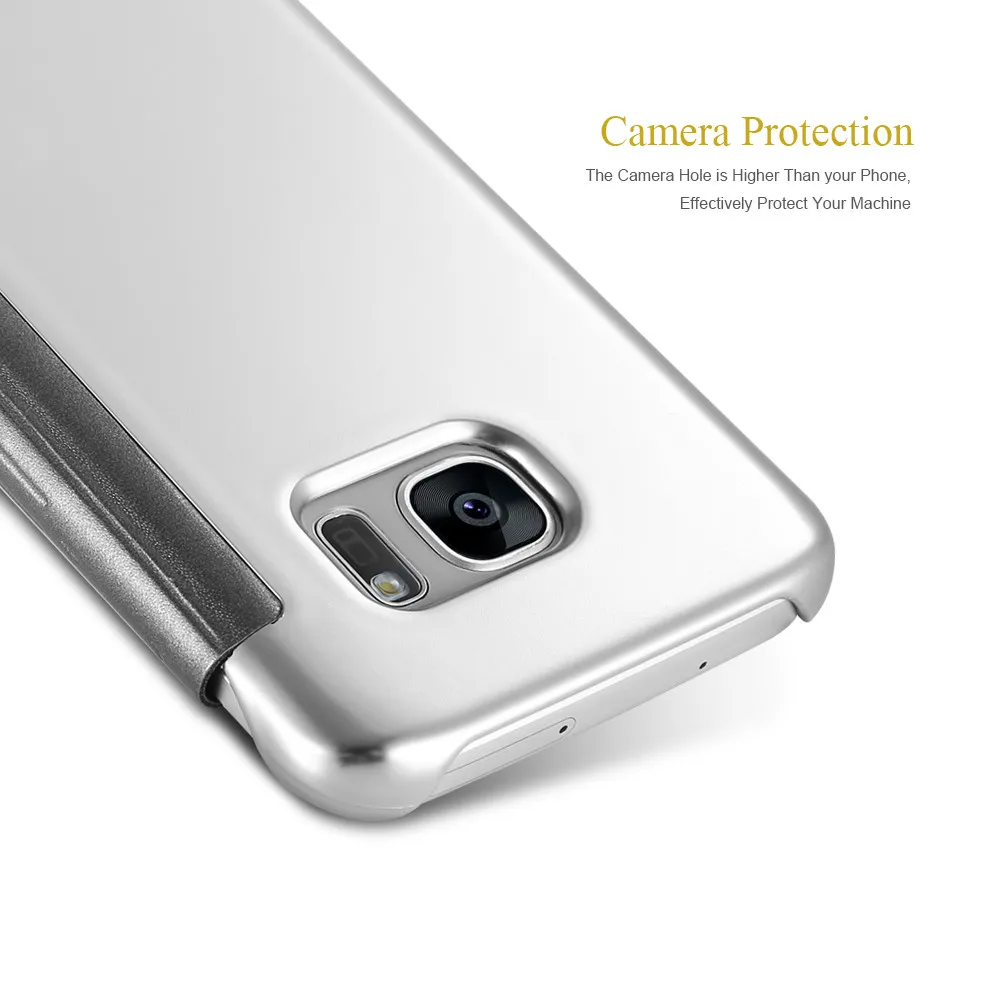 KISSCASE стеклянный зеркальный чехол для телефона Samsung Galaxy S8 Plus S7 S6 Edge J5 J7 J3 A3 A5 A7 2015 2016