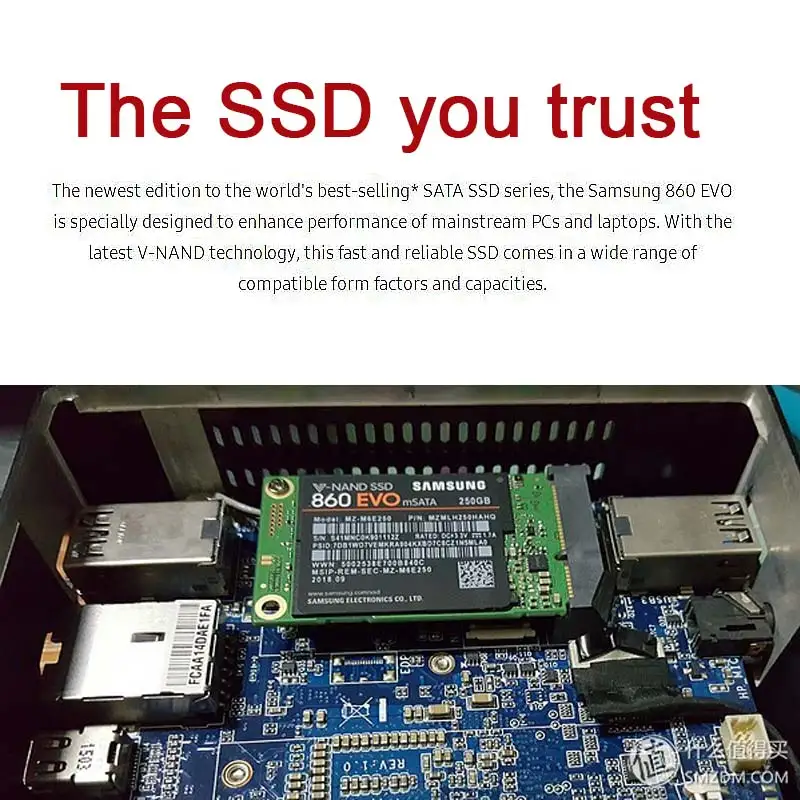 Samsung 1 ТБ SSD mSATA твердотельный накопитель 250GB 500GB 860 EVO 6 ГБ/сек. компьютер ноутбук Настольный MLC disco duro solido HD