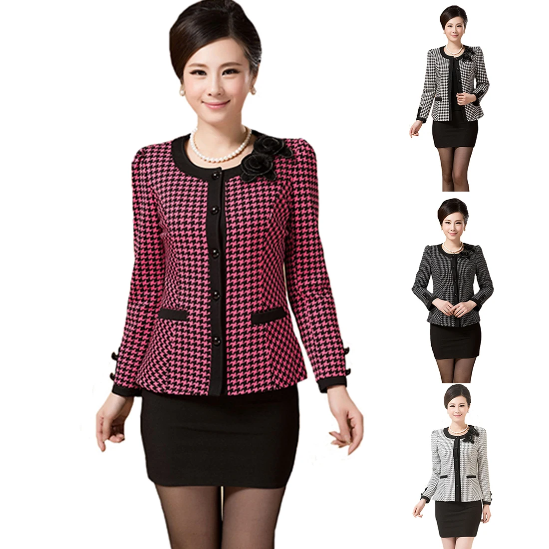 Новая модная женская короткая обтягивающая куртка элегантное женское