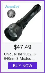 UniqueFire 1505 IR 850nm 4715AS Ночное видение фонарик инфракрасная лампа зум 3 режима T50 фонарь для охоты