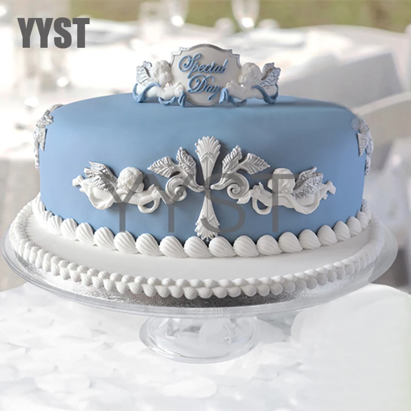Yueyue Sugarcraft 1 шт. силиконовая форма с изображением ангела помадки формы для