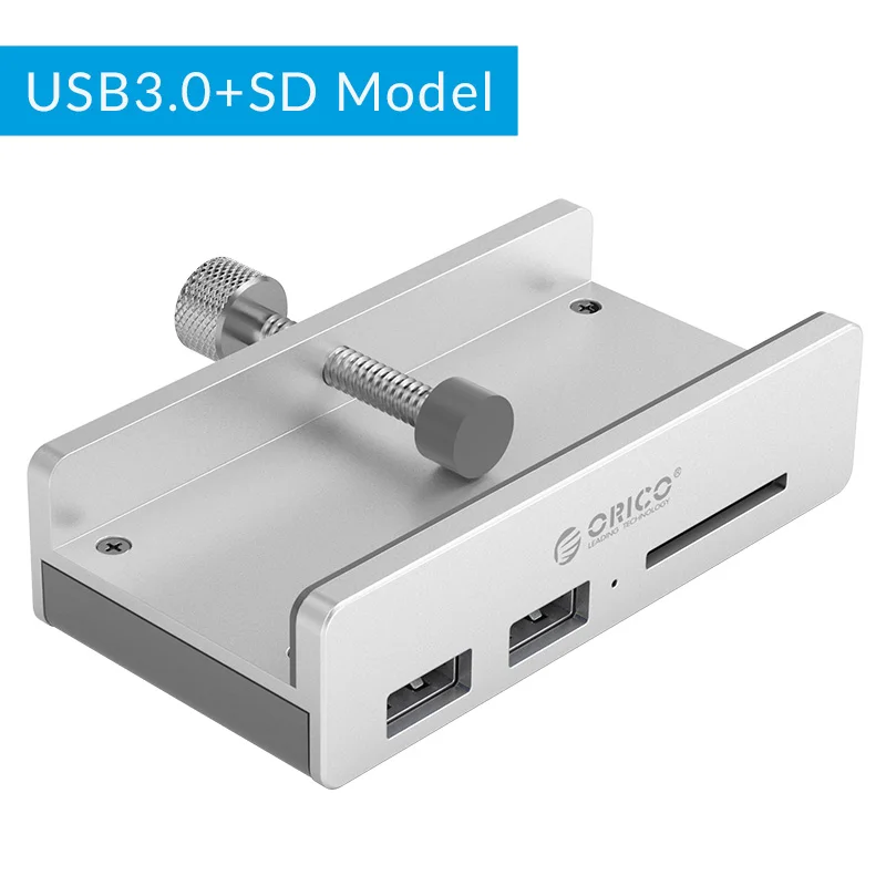 ORICO usb-хаб внешний 4 порта USB разветвитель с микро USB порт питания для ноутбука алюминиевый сплав USB3.0 концентратор с кабелем