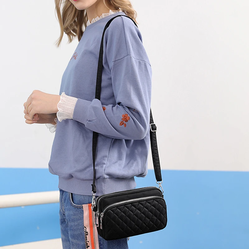 

New Summer Small Fresh Small Shoulder Bag Ladies Waterproof Nylon Shoulder Bag Quality Ladies Small Messenger Bag