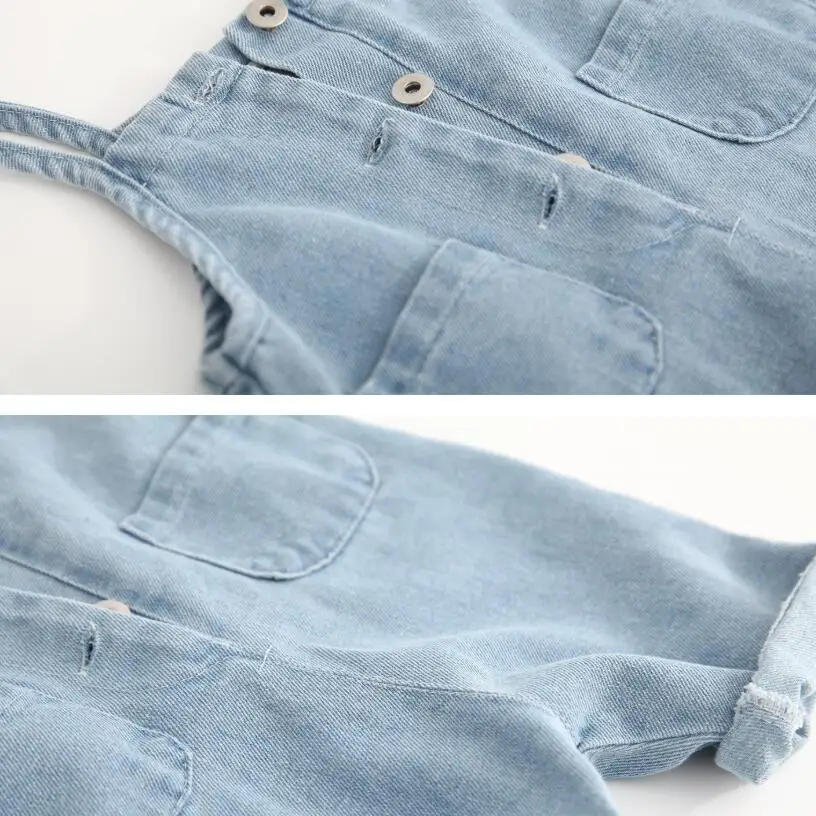 2019 джинсовые комбинезоны для малышей детская одежда брюки детские ремни штаны