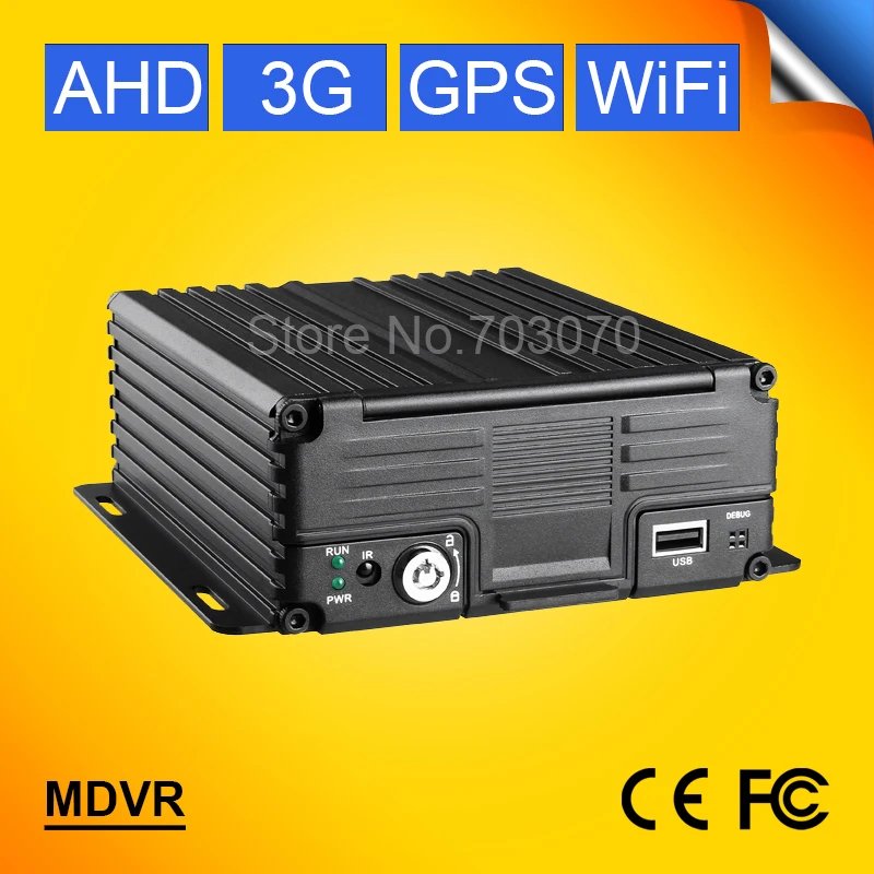 3G GPS WIFI 4CH HDD жесткий диск мобильный видео рекордер 720P AHD H.264 Автобус Грузовик в