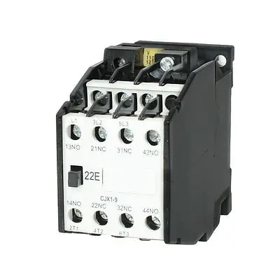 CJX1-9 контактор ac 110 В 50 Гц катушки 9A 3 фазы 3-полюсный 2NO+ 2NC