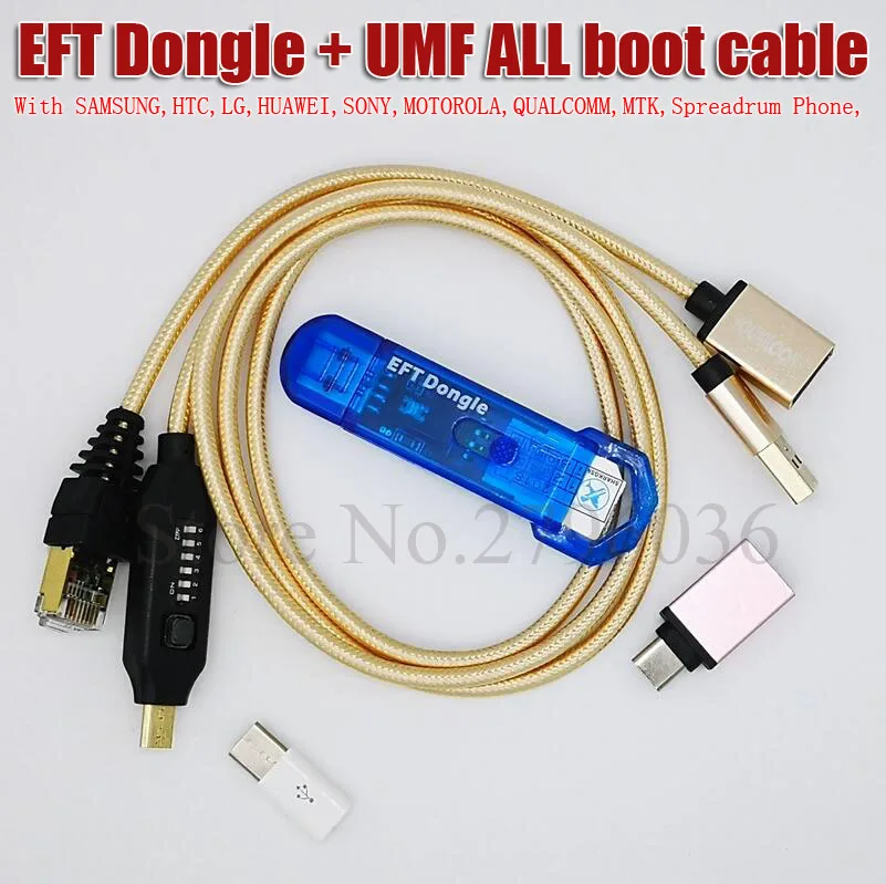 2021 Новинка 100% оригинальная прошивка TEMA / EFT DONGLE + UMF all boot кабель Бесплатная