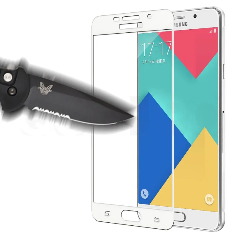 Защитное 3D стекло для Samsung Galaxy A3 A5 A7 J3 J5 J7 2016 2017 S7 закаленное защиты экрана защитная