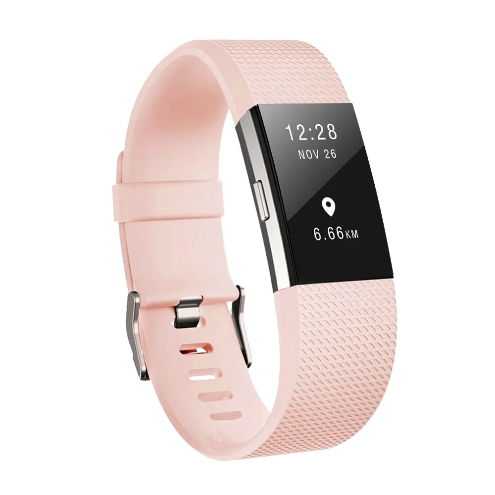 Лучший силиконовый ремешок для фитнес-браслета fitbit charge2 сменные спортивные