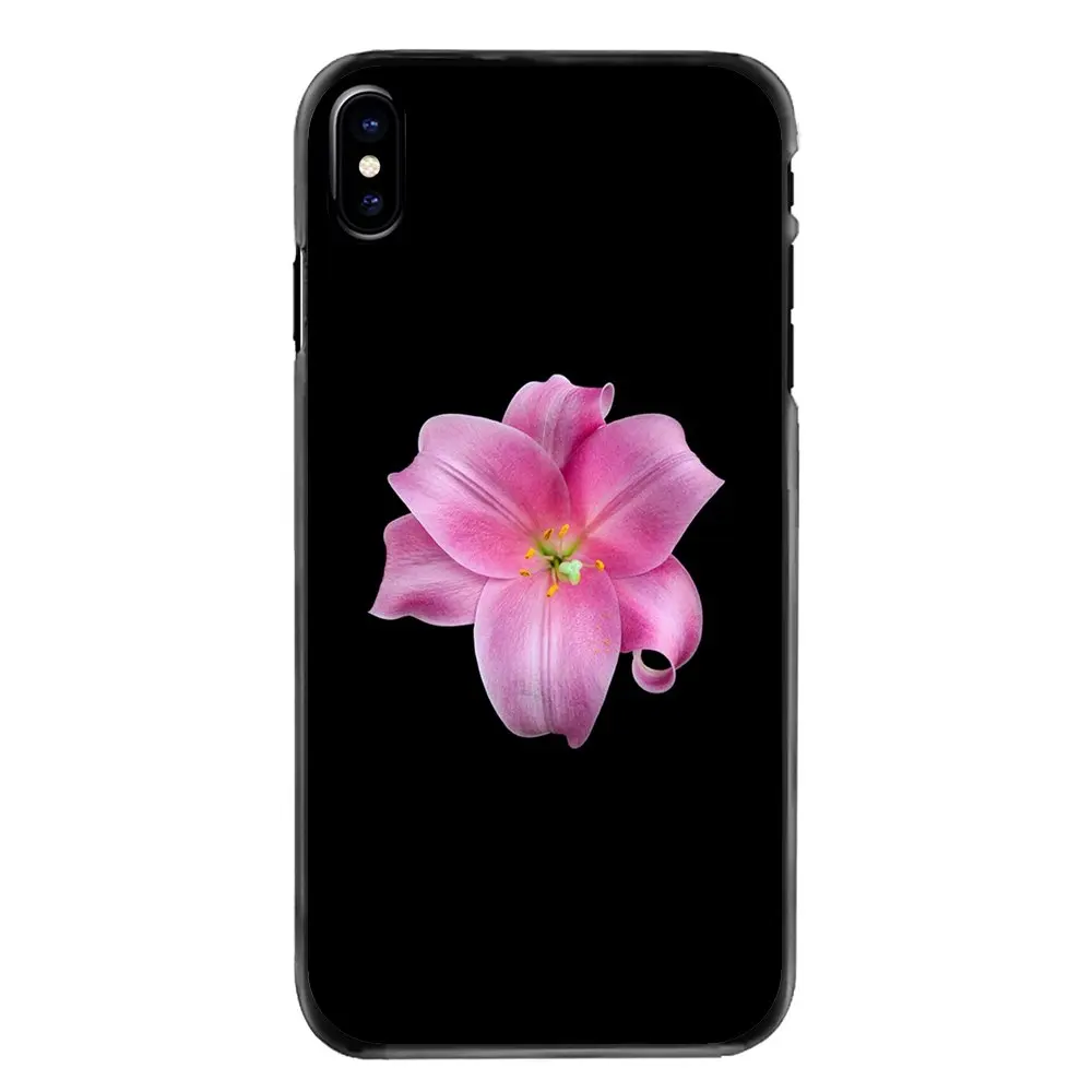 Для iPhone 4 4S 5 5S 5C SE 6 S 7 8 Plus X XR XS Max iPod Touch Прозрачный цветочный декор для обоев чехлы