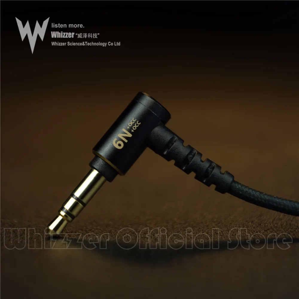 Whizzer A15 Pro HIFI наушники 1DD Hybrid IEM технология в уши с MMCX сменный кабель дизайн корпус из алюминиевого сплава