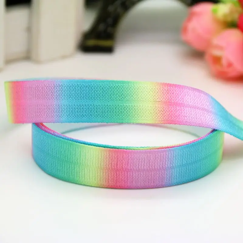 5/8 ''Бесплатная доставка складная эластичная повязка на голову с градиентным