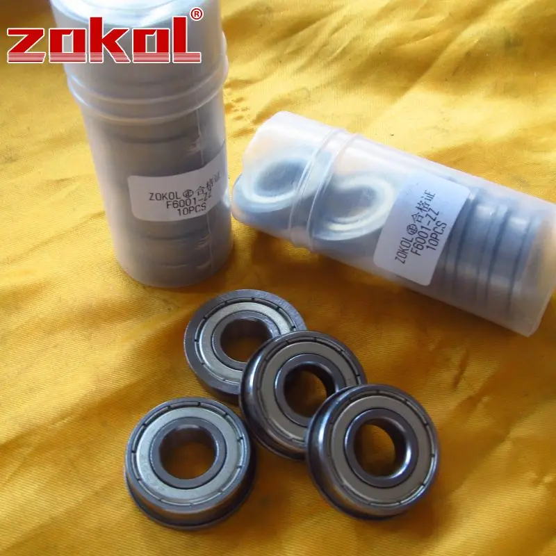Фланцевый подшипник ZOKOL F6001 F6002 F6003 F6004 F6005 F6006 ZZ RS радиальный шарикоподшипник |
