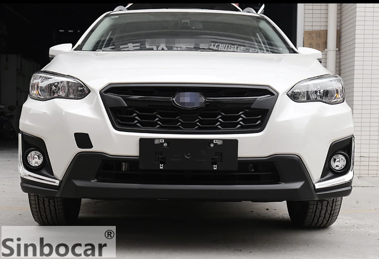 Задний наружный бампер из нержавеющей стали Накладка покрышка для Subaru Crosstrek XV