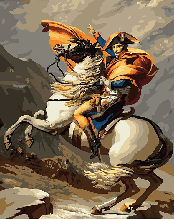 

cioioil-C341 Napoleon - flag victory Painting By Numbers Canvas Painitng Home Wall Art Picture Coloring By Numbers