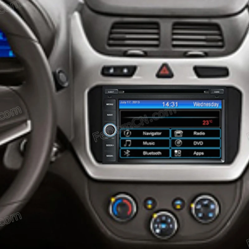 7-дюймовый автомобильный DVD-плеер для Chevrolet Cobalt Spin Onix 2012-с радио RDS аудио GPS
