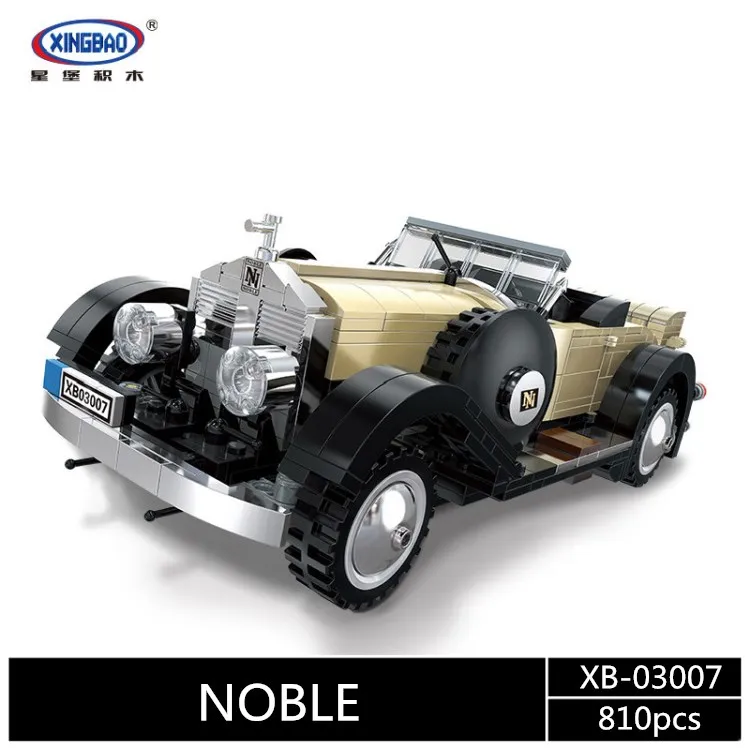 03007 825 шт XingBao 03010 в конструкторах, креативный MOC Technic серия, набор машин Photpong, Обучающие строительные блоки, кирпичи, игрушки, модель, подарок - Цвет: 03007