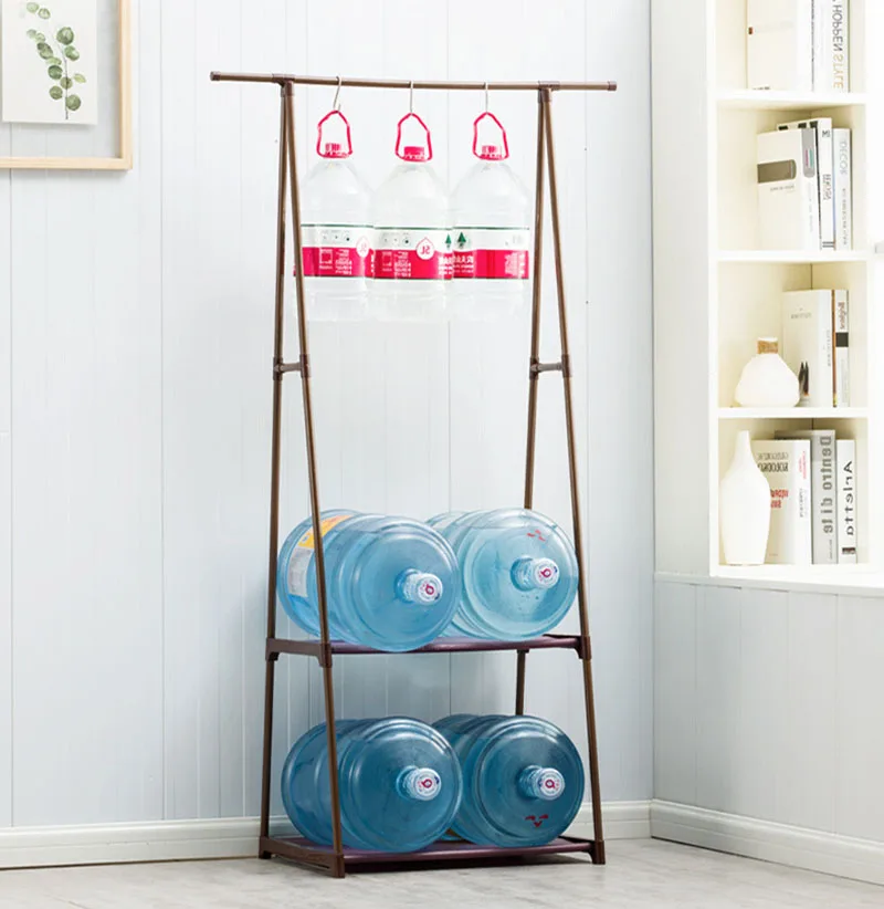 Multi-function Triangle Coat Rack Removable Bedroom Hanging Clothes Rack With Wheels Floor Standing Coat Rack Clothes Hanger