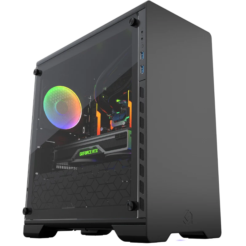 PHANTEKS MG(Metallicgear) 410 mATX чехол для компьютера(RGB светильник управления/Поддержка 240 водяного охлаждения