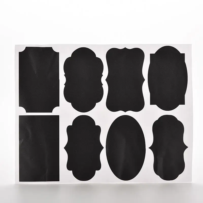 

8pcs/Set Blackboard ChalkBoard Stickers Jar Labels kitchen Organizing Chalkboard Stickers Decor Vinyl Chalkboard Label Stickers