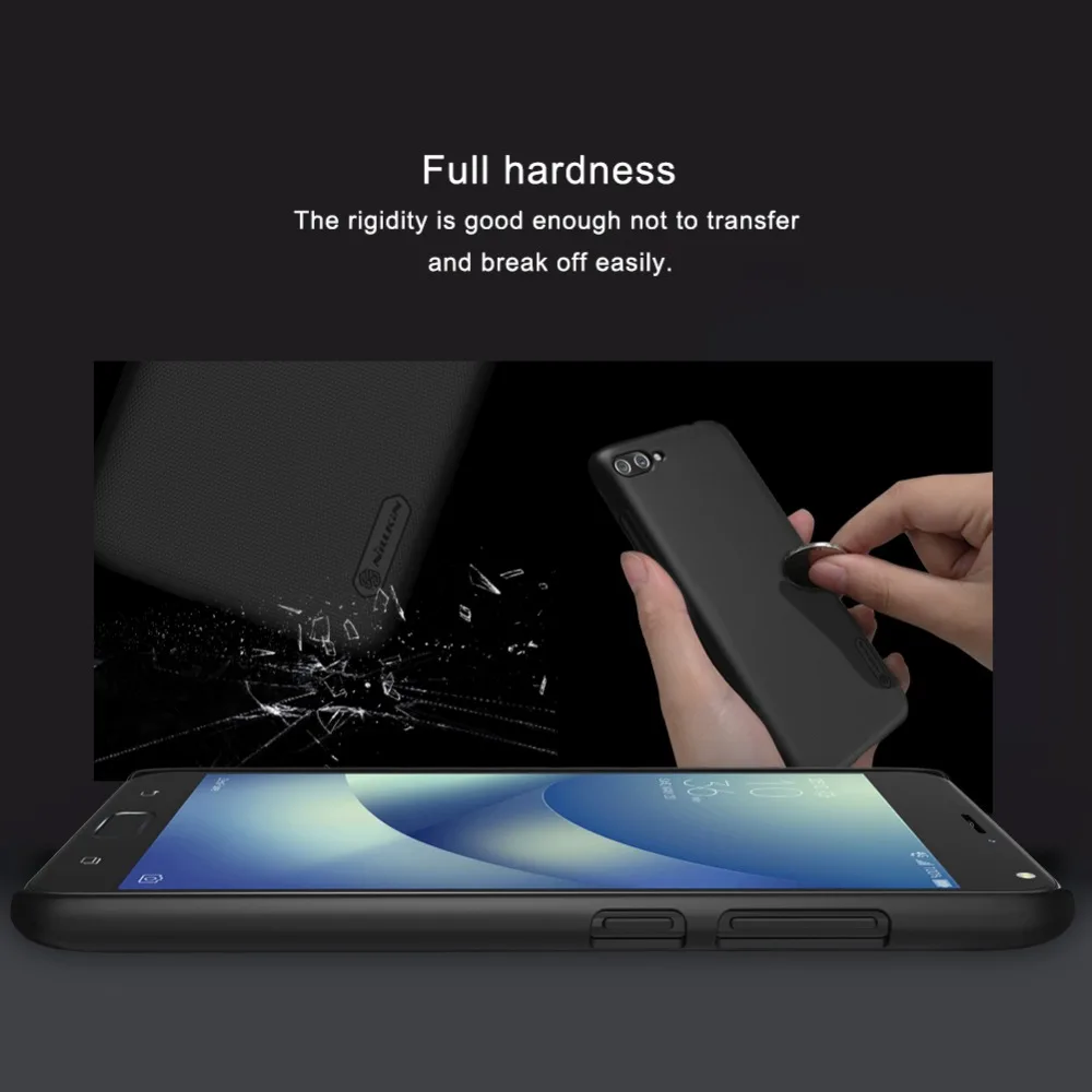 Чехол NILLKIN для Asus ZenFone 4 Max ZC554KL суперматовый защитный жесткий чехол-накладка Для |