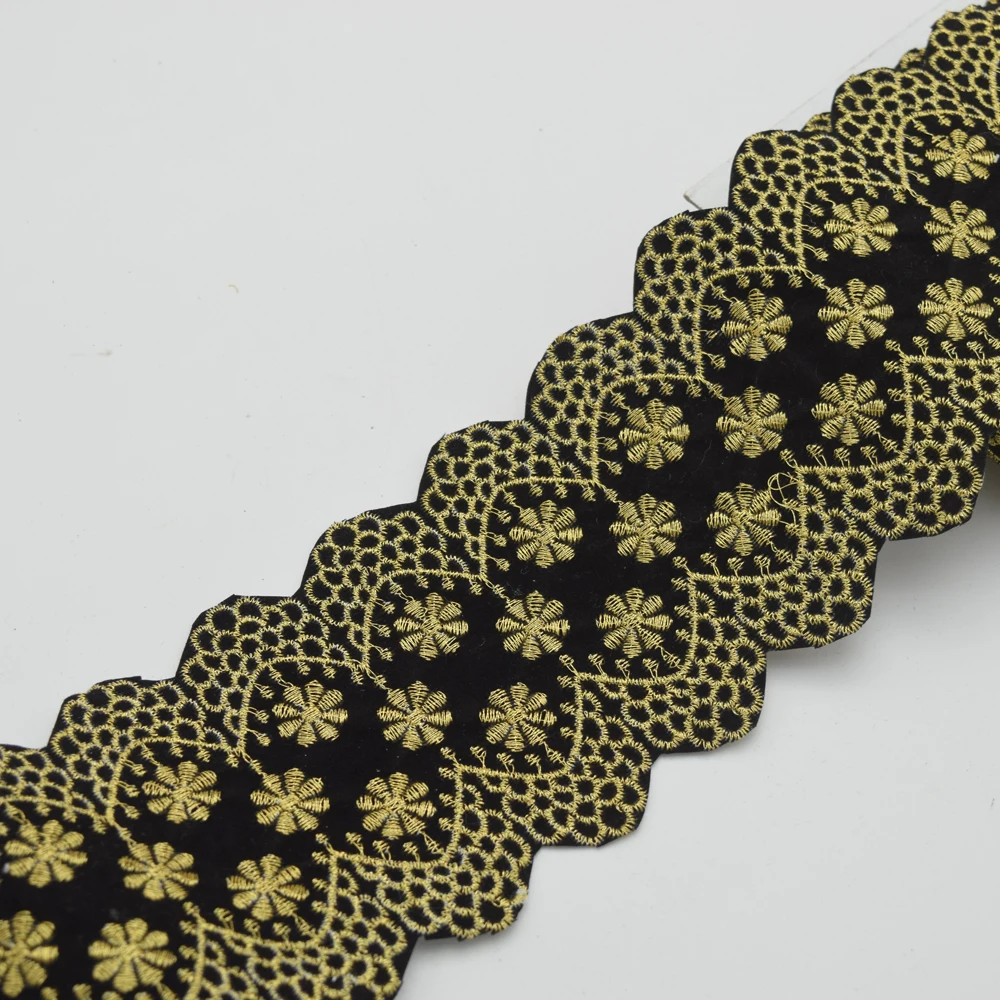 5 ярдов много видов бархатная черно белая африканская вышивка кружевная отделка