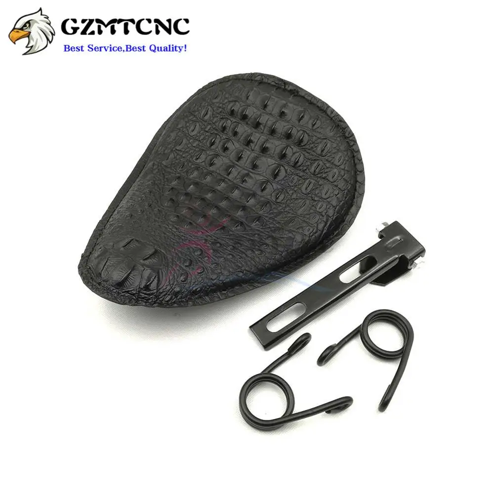 3 Solo Driver Seat Pad &ampMount Bracket &ampSpring For Harley Sportster 883 1200 XL Chopper Bobber Custom |