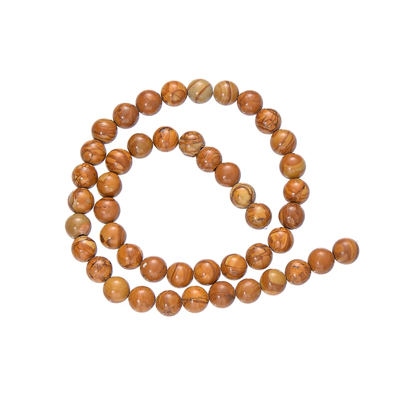 Бусины Neovivi из натурального камня тигровый глаз гладкие круглые бусины для
