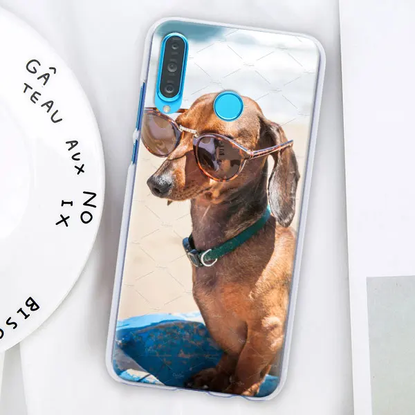 014 Такса докси Цветок Собака Щенок Футляр для телефона для huawei P30 Pro P10 P20 P30 Lite P8 P9 Lite P Smart Plus чехол - Цвет: 014
