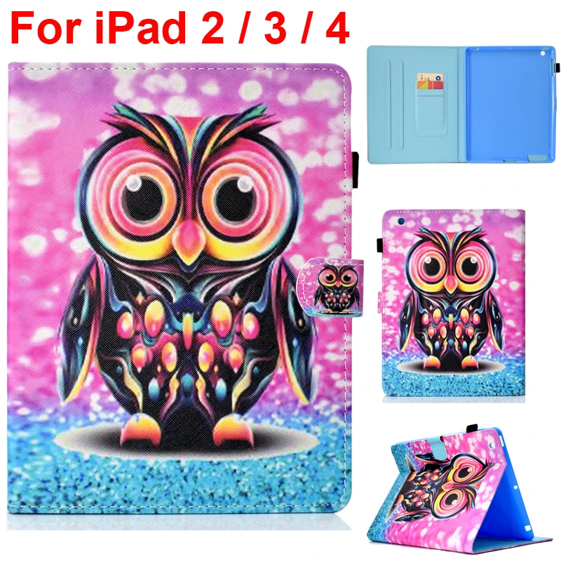 Для iPad 2 A1395 A1396 A1397 чехол iPad3 A1416 A1430 A1403 симпатичный подставка iPad4 A1458 A1459 A1460