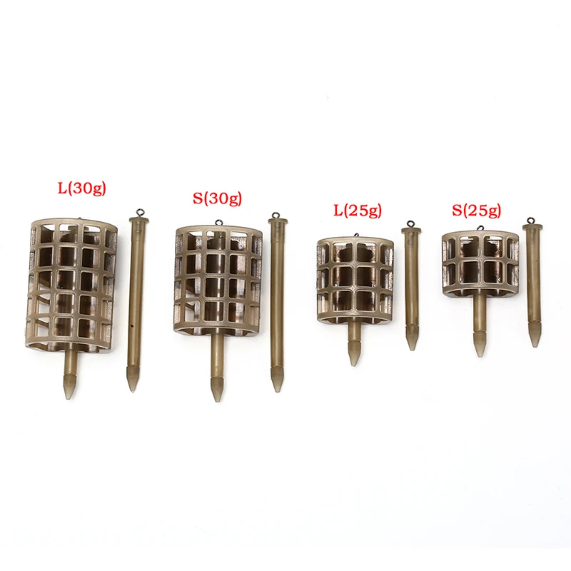 1 шт. кормушка для рыбалки рыболовные снасти аксессуары клетка приманки 25 г 30