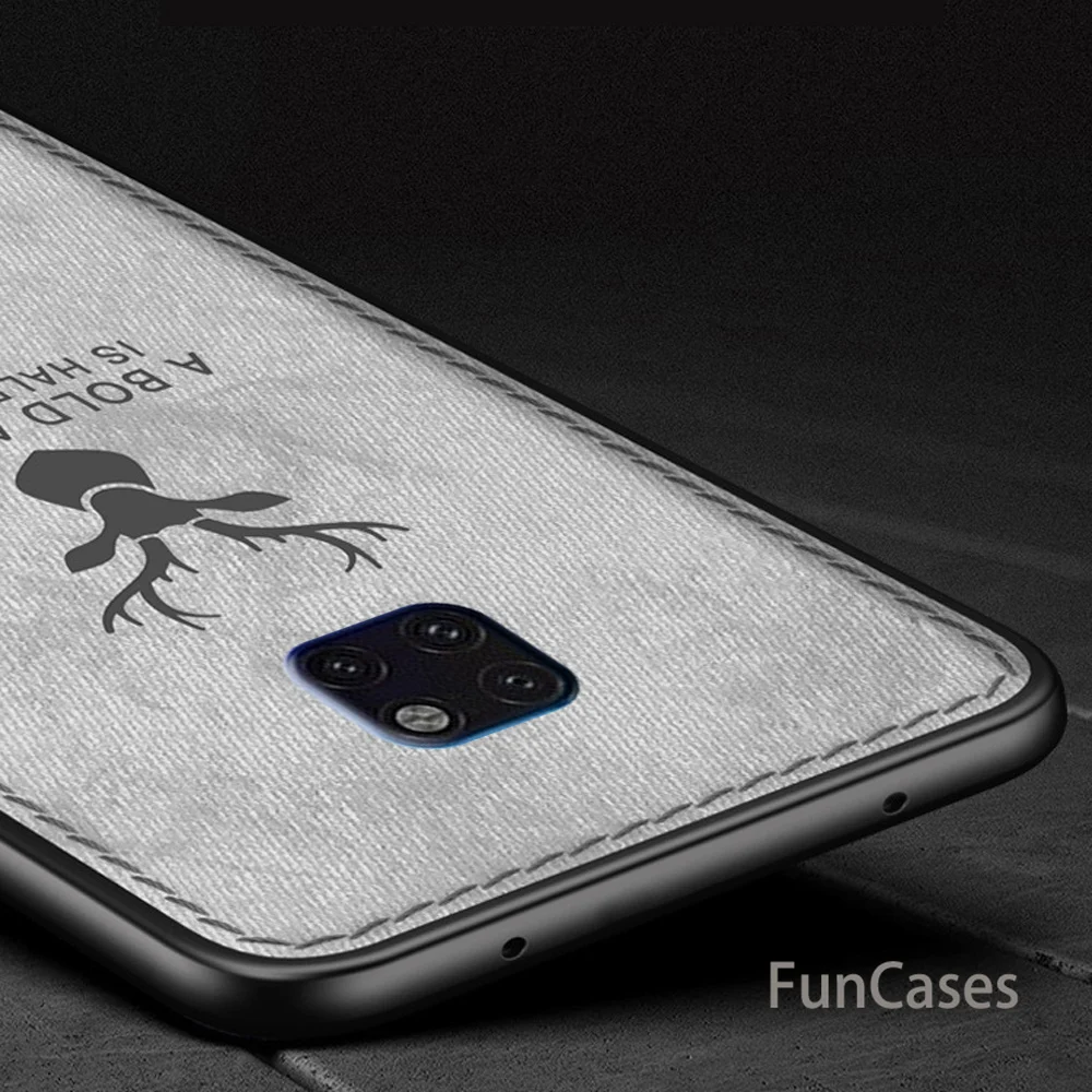 Для huawei mate 20 Pro Чехол одежда в стиле ретро кожа олень шаблон задняя крышка для 10 9