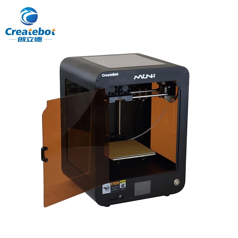 Настольный 3d принтер, маленькая машина, одиночный экструдер Createbot, мини 3d принтер с нагревателем и сенсорным экраном, комплект, 1 нить