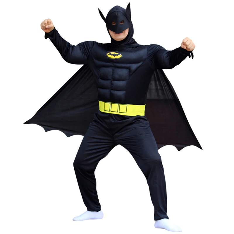 Мужской костюм Бэтмена для взрослых Темный рыцарь карнавальный супергероя на
