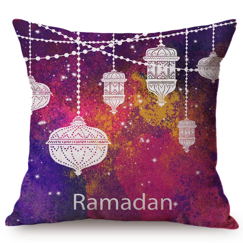 Исламский Eid al Fit Красочные роскошные украшения наволочка мусульманский Рамадан