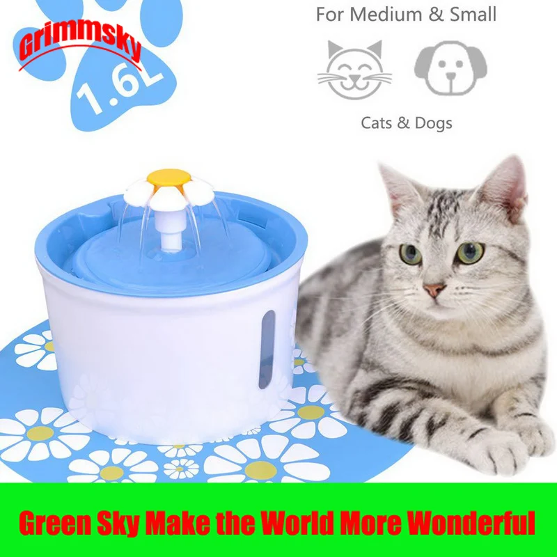 

1.6L window type drinking fountain for cats