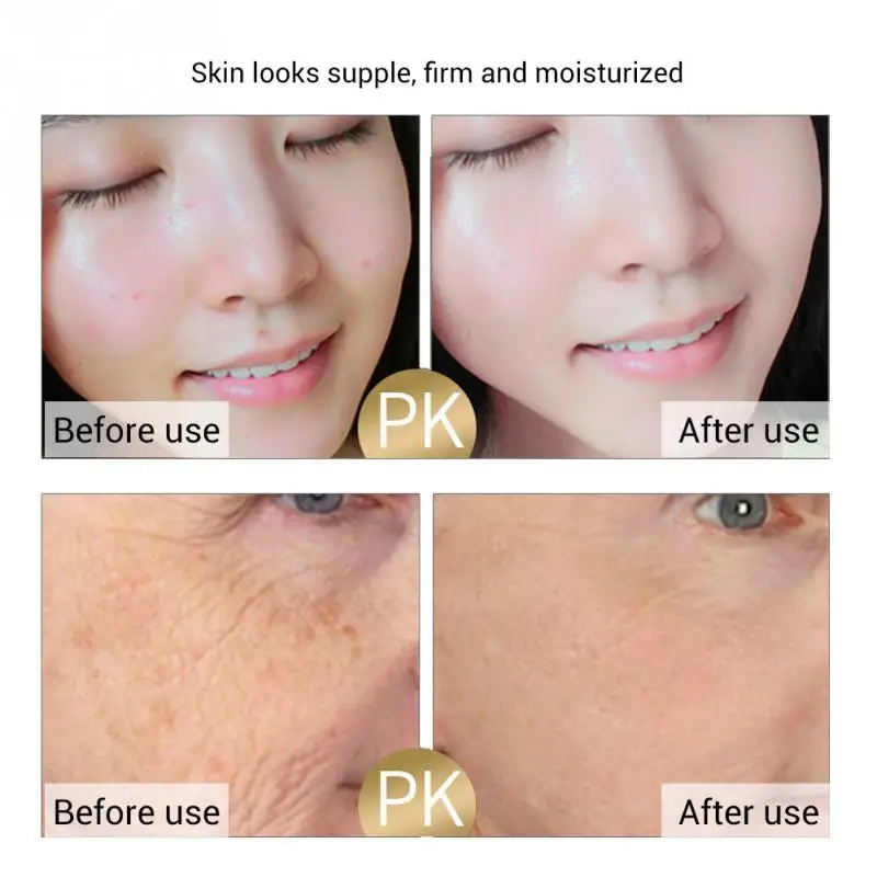 Новый 24 К золото пептид морщин глаз Ампуле Capsule Сыворотки Anti Aging тонких линий