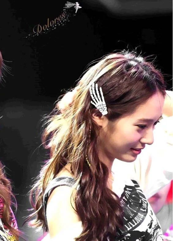 Черные зажимы для волос и заколки аксессуары женщин |