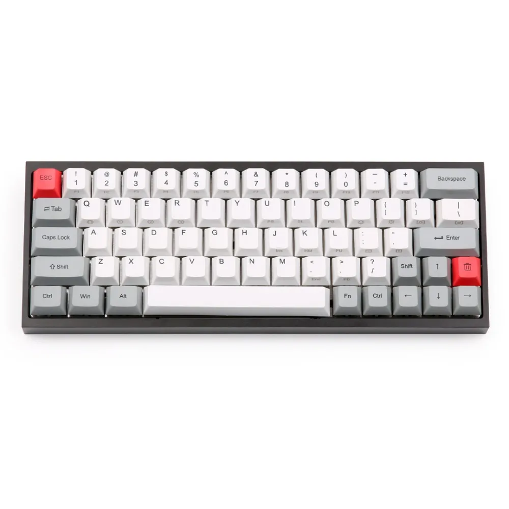 Краситель sub Вишневый профиль keycap PBT 64 клавиши в пределах 2U левый сдвиг для GK64