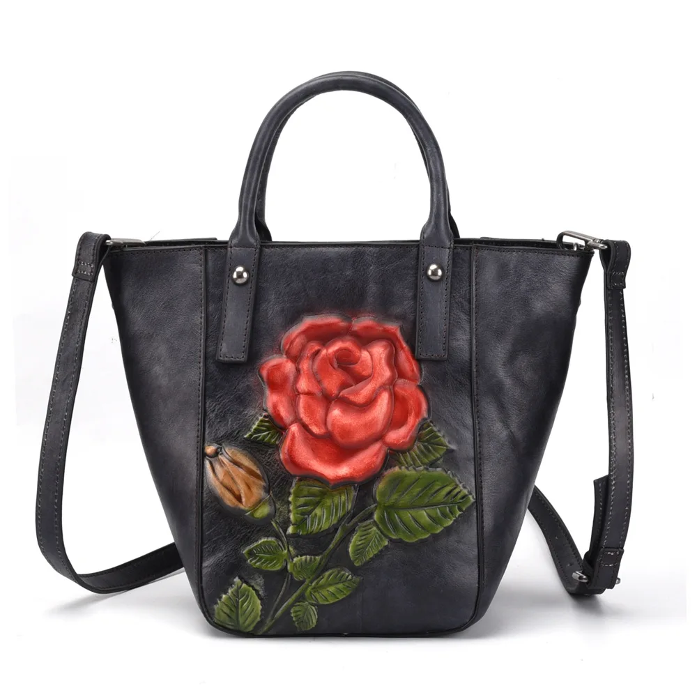 Оригинальные качественные женские сумки через плечо из натуральной коровьей