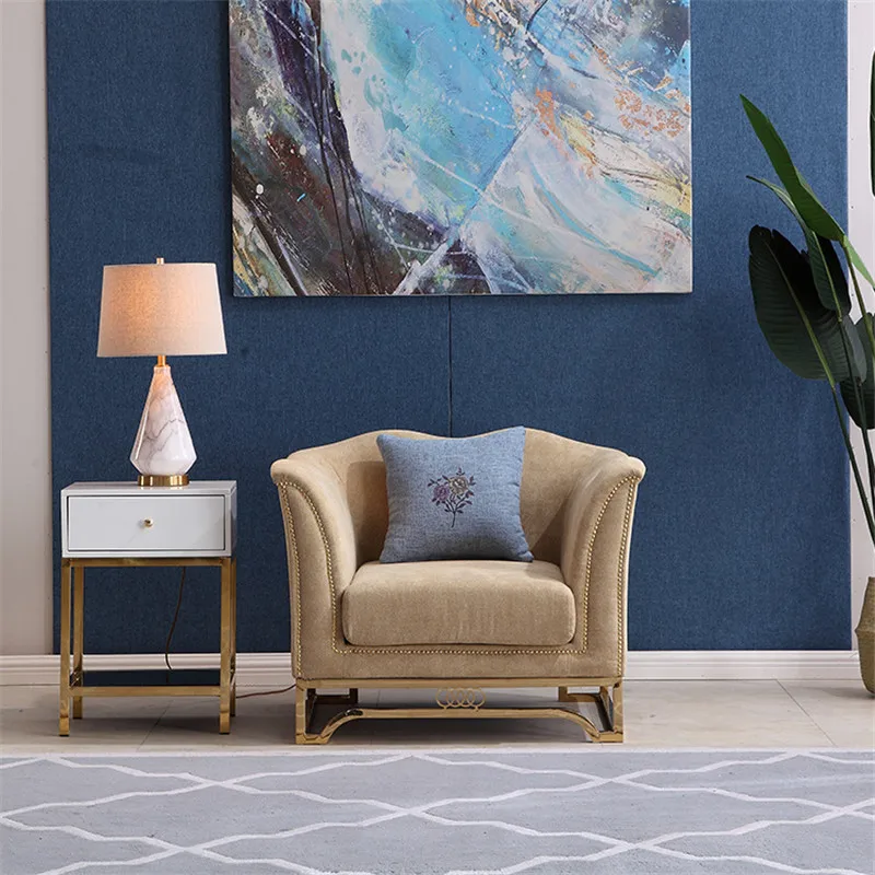 Новейшая мебель для гостиной U образный диван современный стиль деревянный набор