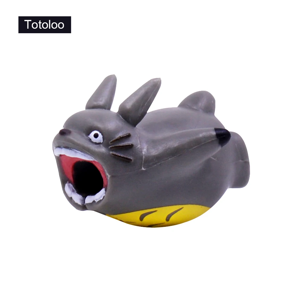 Totoloo CHIPAL Cute аниме укуса провода намотки для iPhone Защита для usb-кабеля Органайзер чомперы Чоппер Луффи Сон Гоку мультфильм укусы животных - Цвет: Totoloo